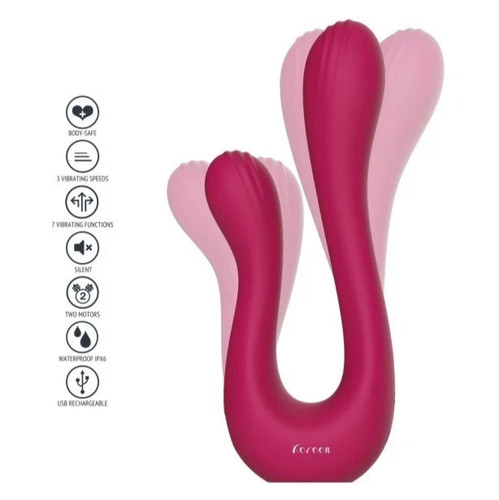 Vibratore doppio anale