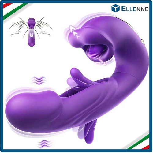 Vibratore con lingua per - con,